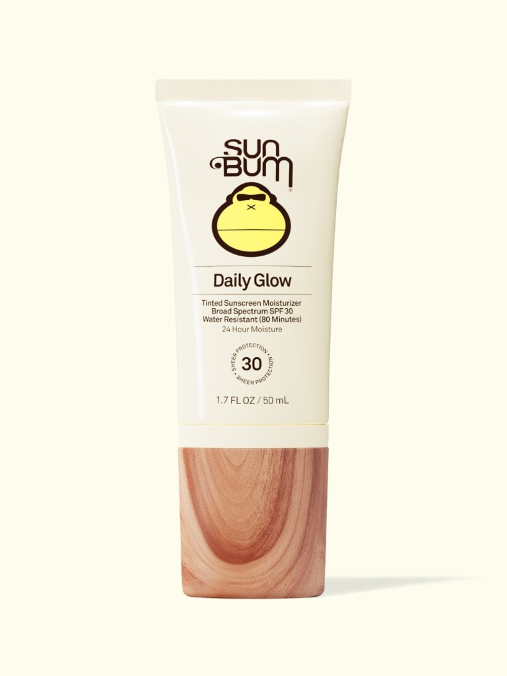 Sun Bum Daily 30 Glow 1.7FL oz Bottle New In Box